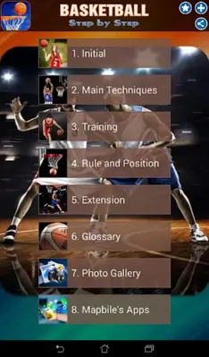 Basketball SbS android App screenshot 2